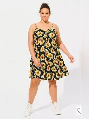Black and Yellow Summer Sundress